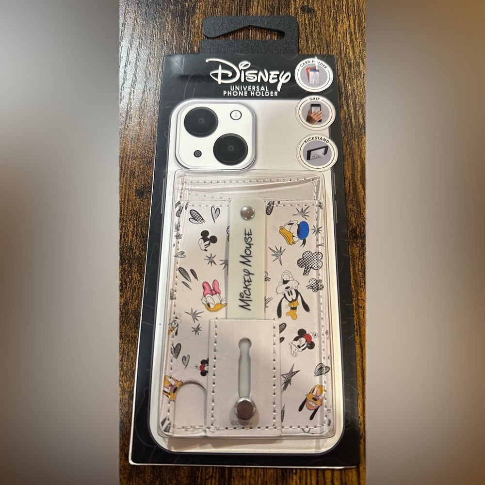 Disney Mickey Mouse Universal Phone Holder (white)  NWT